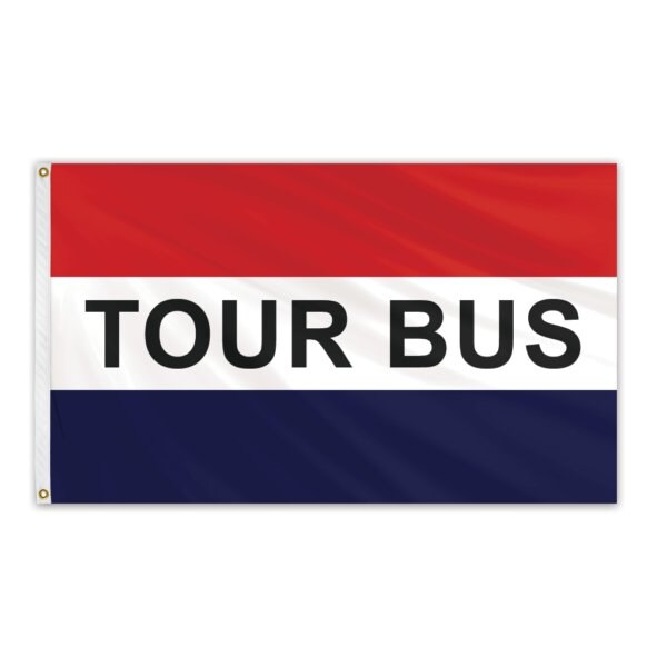 Tour Bus Message Flag 3'x5' Standard Flag